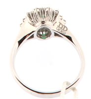 Anello Davite & Delucchi Donna in Oro bianco Smeraldo 0.75 Ct AA031714SM - AA031714SM